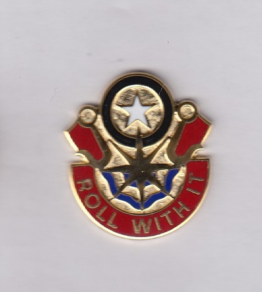 US Army 353rd Transportation Battalion crest DUI badge G-23
