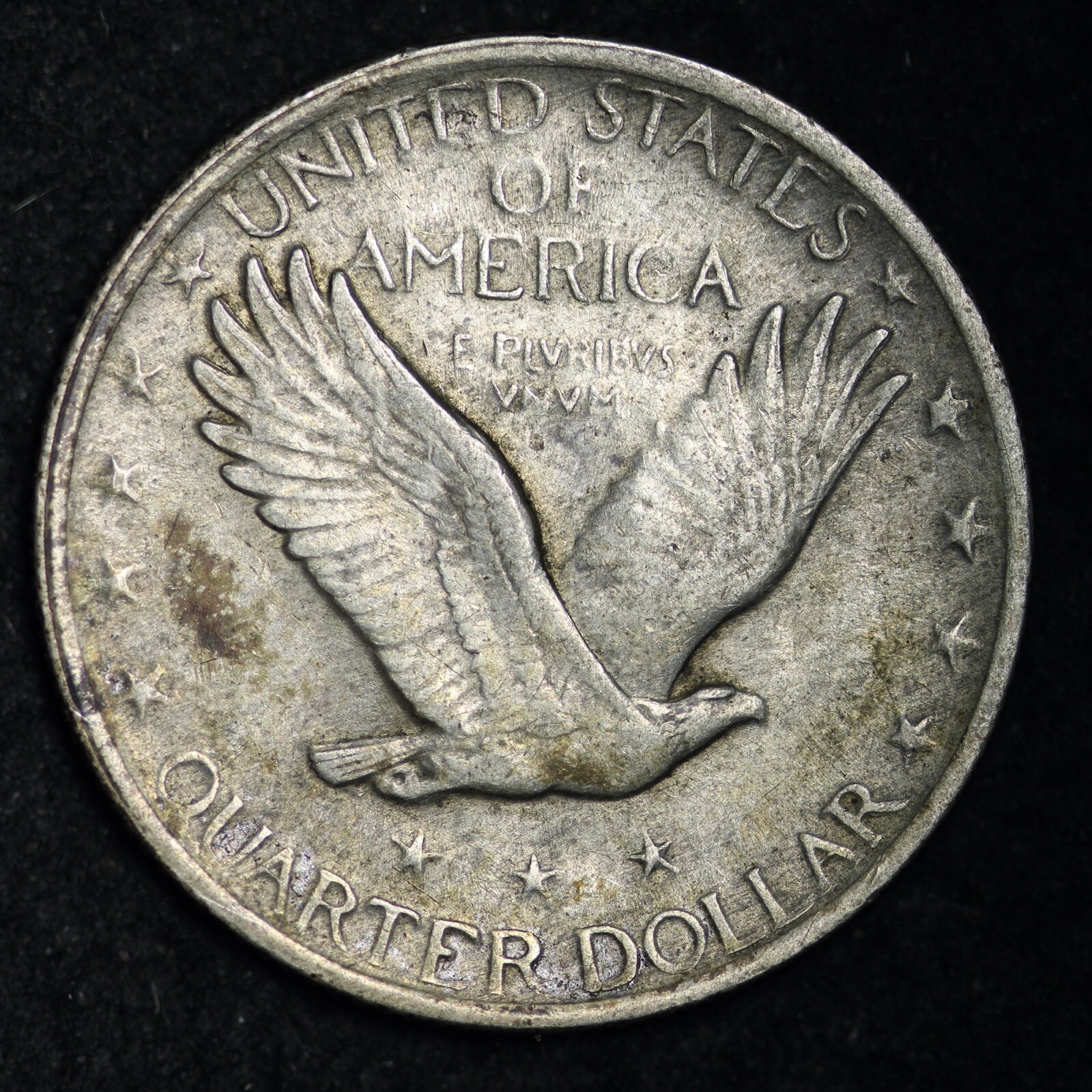 1920 Standing Liberty Silver Quarter CHOICE AU FREE SHIPPING E222 SFA