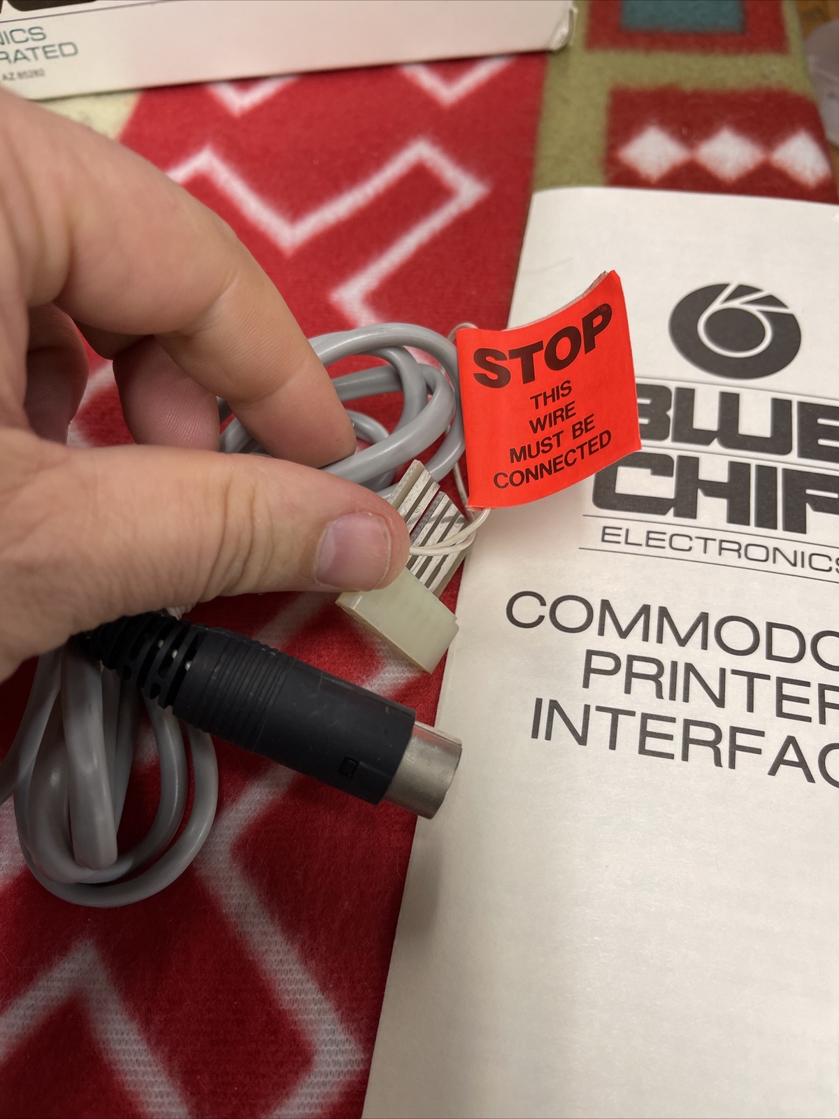 NOS NEW BLUE CHIP 120/10 COMMODORE PRINTER INTERFACE C64 VIC20 SX100 264 364