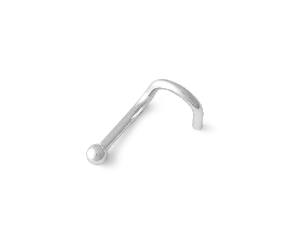 Custom Nose Piercing Kit 18 g needle cork screw ring