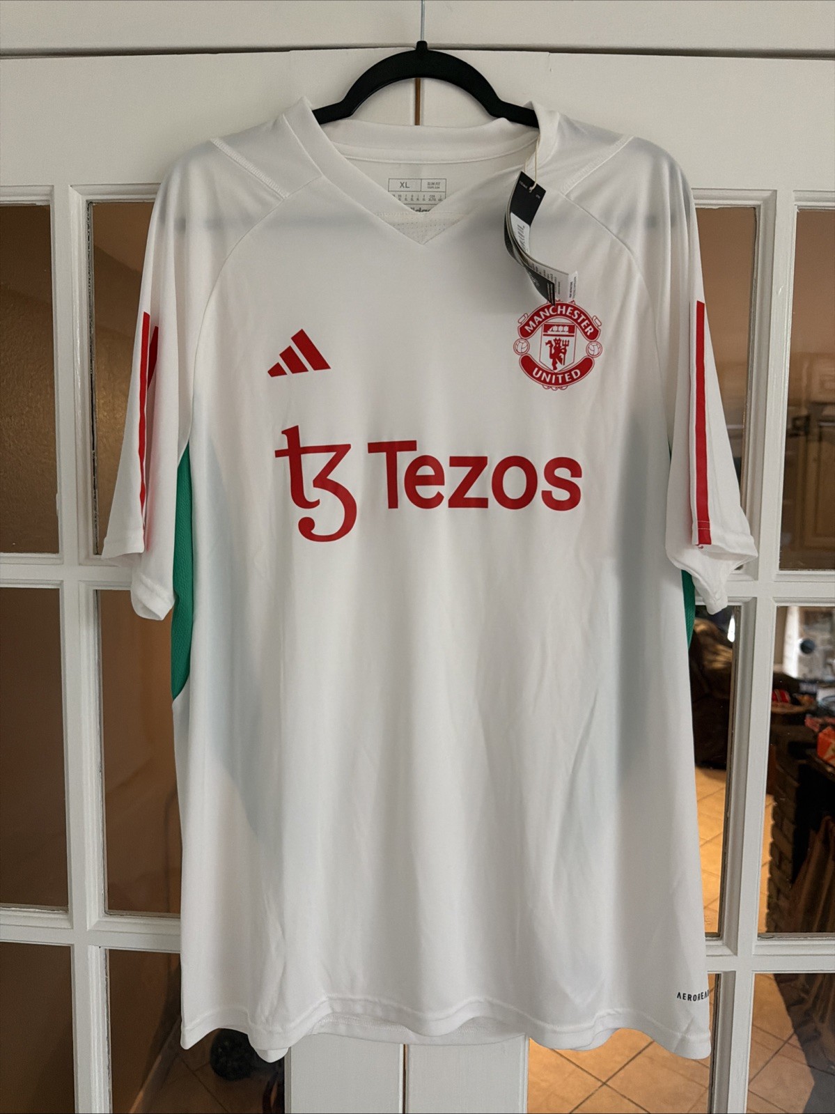 Adidas Manchester United Training Jersey Size XL Slim Fit