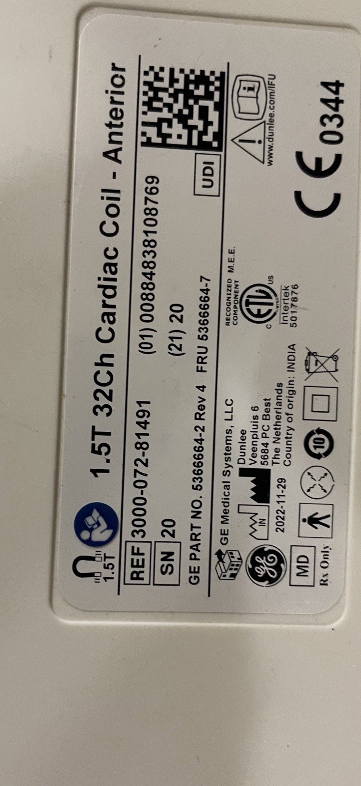 Ge Cardiac Coil-array