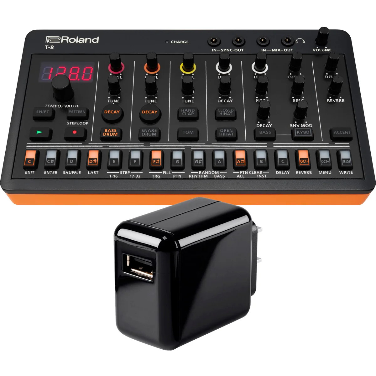Roland Aira Compact T-8 Beat Machine POWER KIT