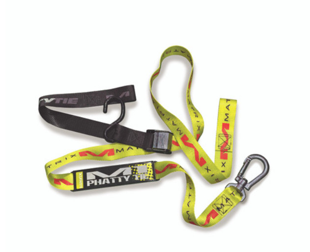 Matrix Concepts M1 1.5 1.5" Phatty Tie Down Set of 2 Yellow Bike Motorcycle ATV