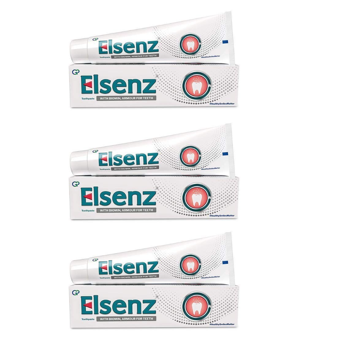 Anti Cavity Toothpaste Pack of 3 70g Vegan Enamel Oral Care Fresh Breath Minty