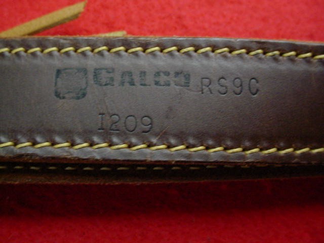 Galco- RS9B- Leather Rifle Sling with Swivels- Nice !!!