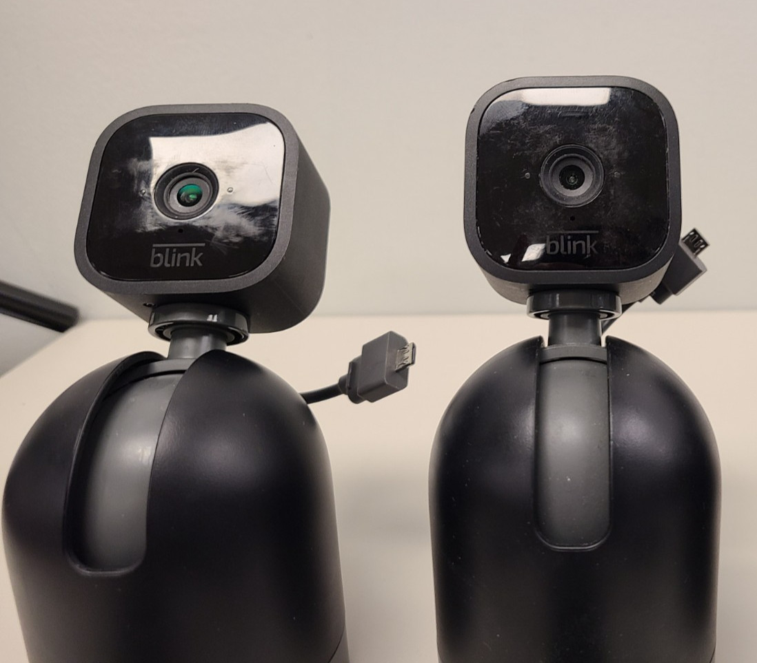 (2) Blink Mini Pan-Tilt Rotating Indoor Plug-in Smart Security Camera
