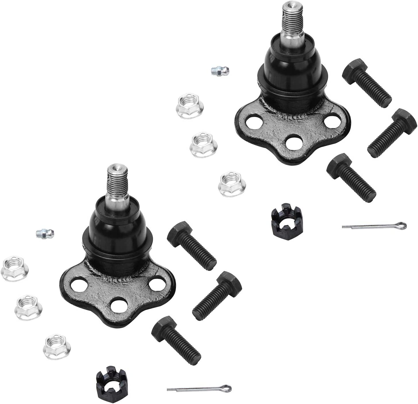 2WD Front Upper Lower Ball Joint Outer Tierod for 2000-2003 Dodge Dakota Durango