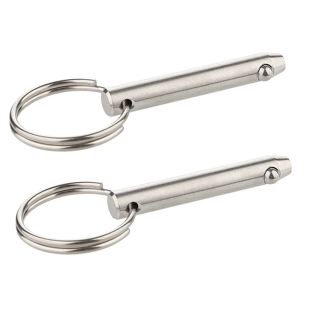 4 Pcs Quick Release Pin, Diameter 5/16"(8Mm), Overall Length 2.17"(55Mm), Usable