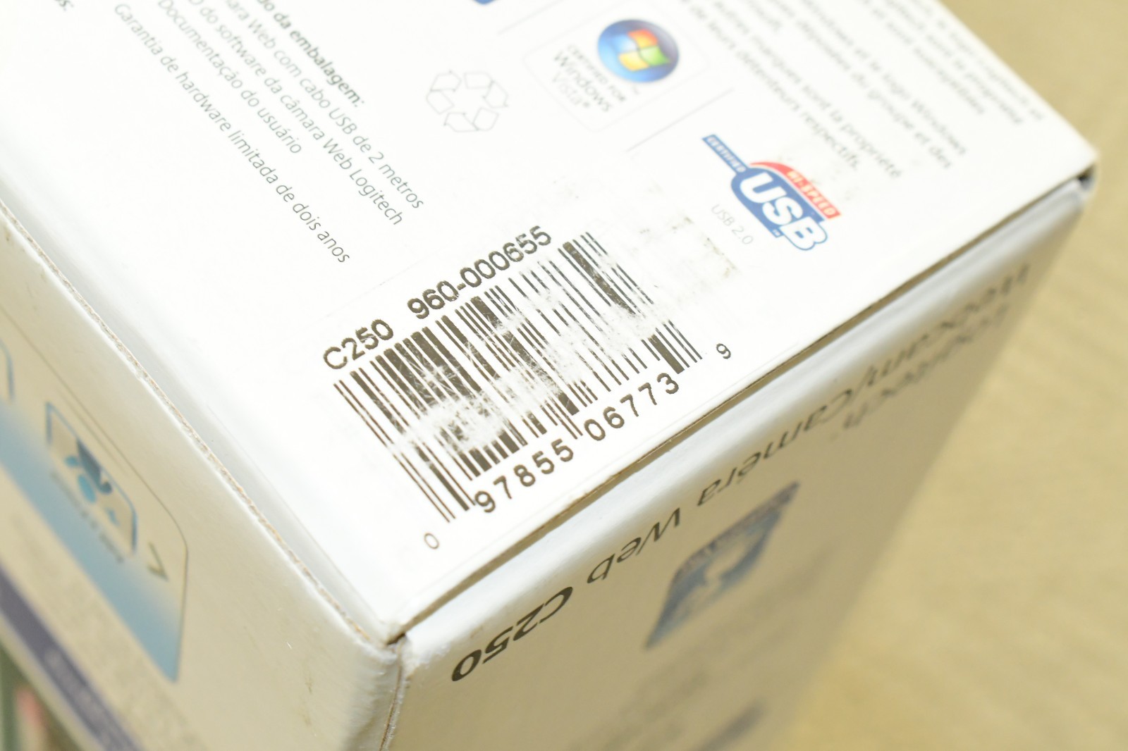 Logitech C250 Webcam Dusty Rose 960-000655 - NEW IN BOX