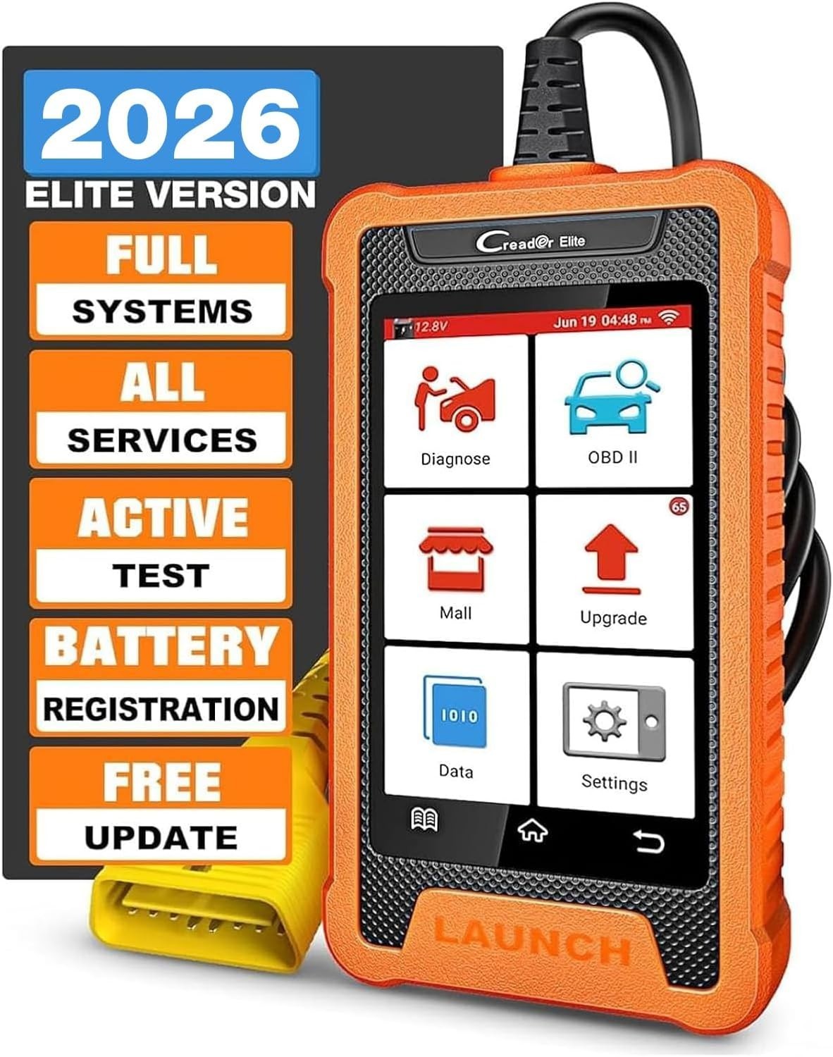 2026 Creader Elite Bi-Directional Full Diagnostic Scan Tool FOR GM Buick Chevy