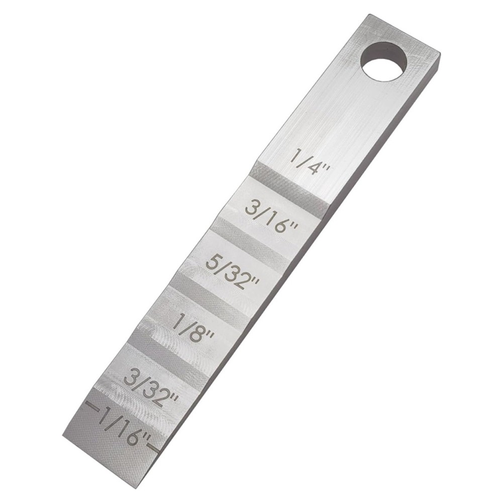 Pipefitter Tools 2130 Small Pipe Spacer Wedge Stepped Guage Step Feeler 1467