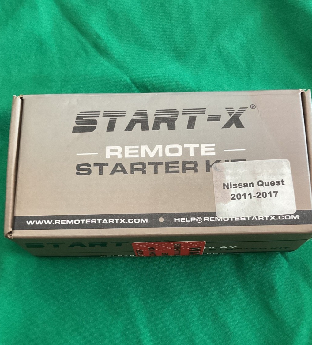 Start-X  Remote Start Kit For 2011-2017 Nissan Quest Push-To-Start