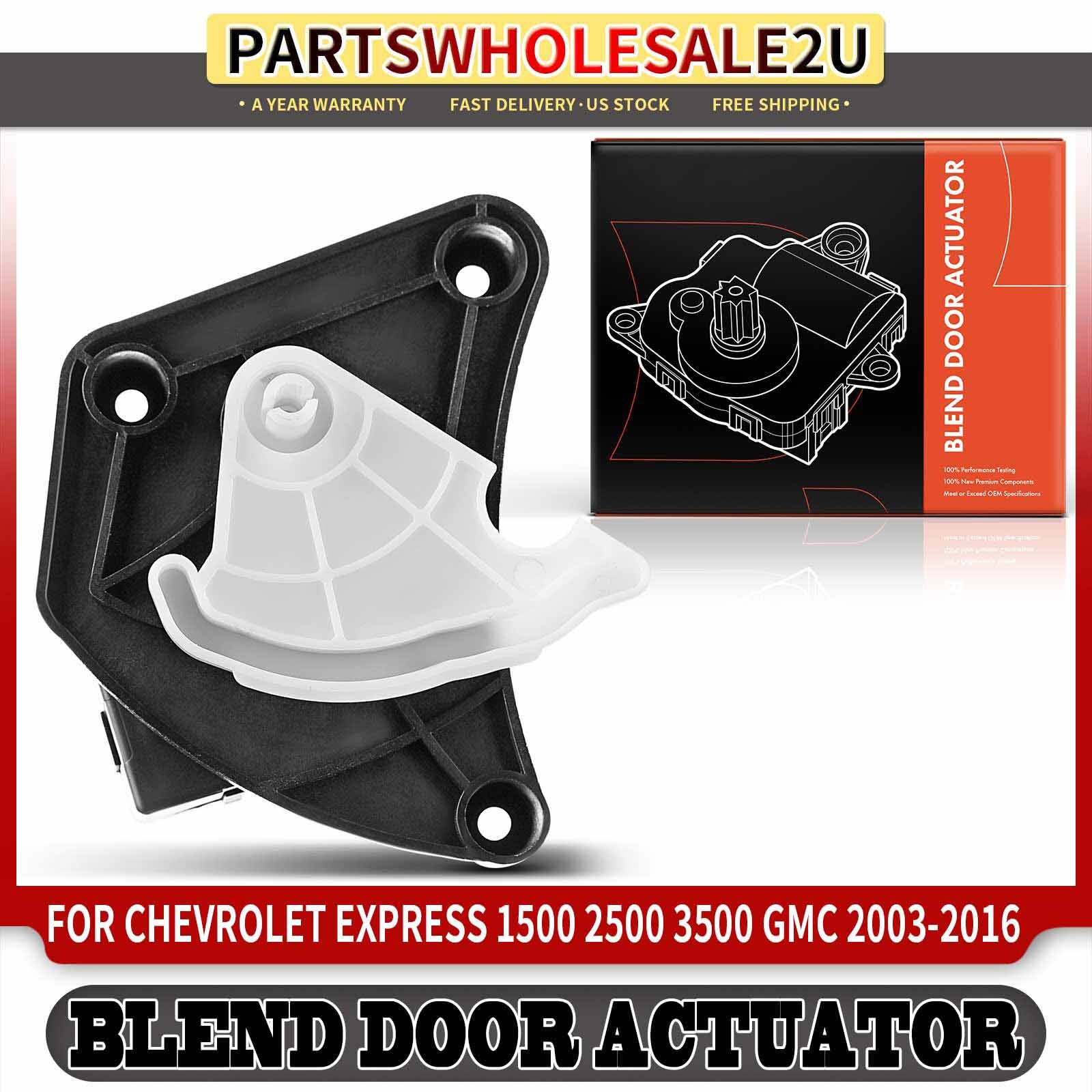 HVAC Blend Air Door Actuator for Chevy Express 1500 2500 GMC Savana 1500 2500