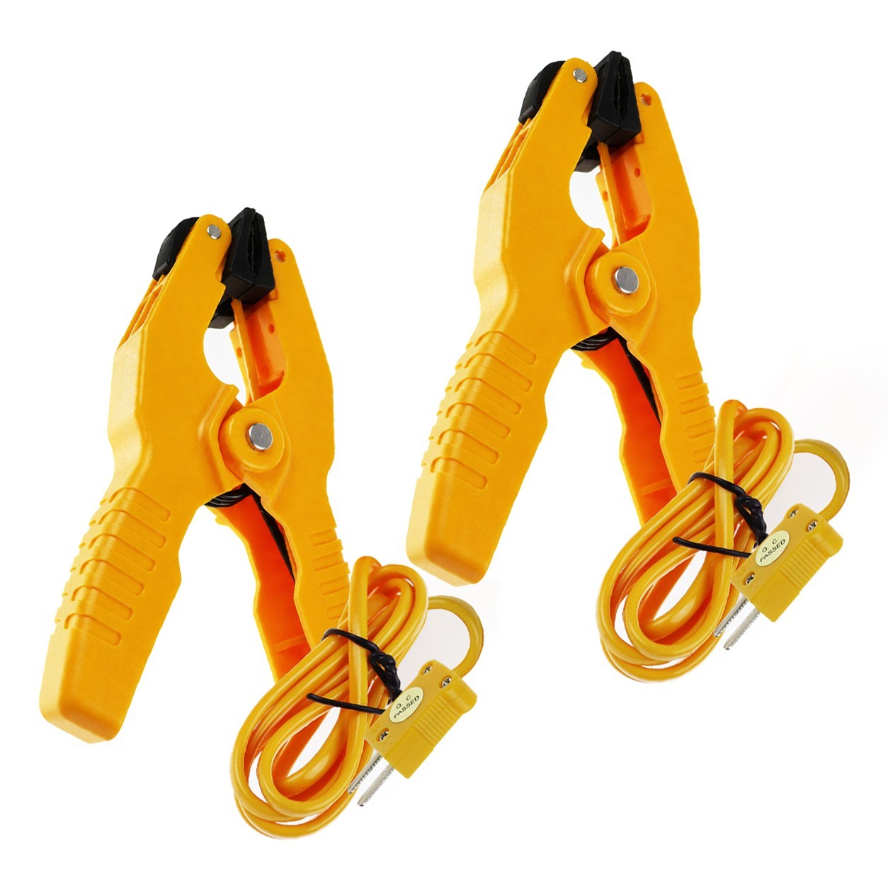 ILTH-Clamp 2pcs KType Thermocouple Temperature Clamp Probe for Pipe Thermometer