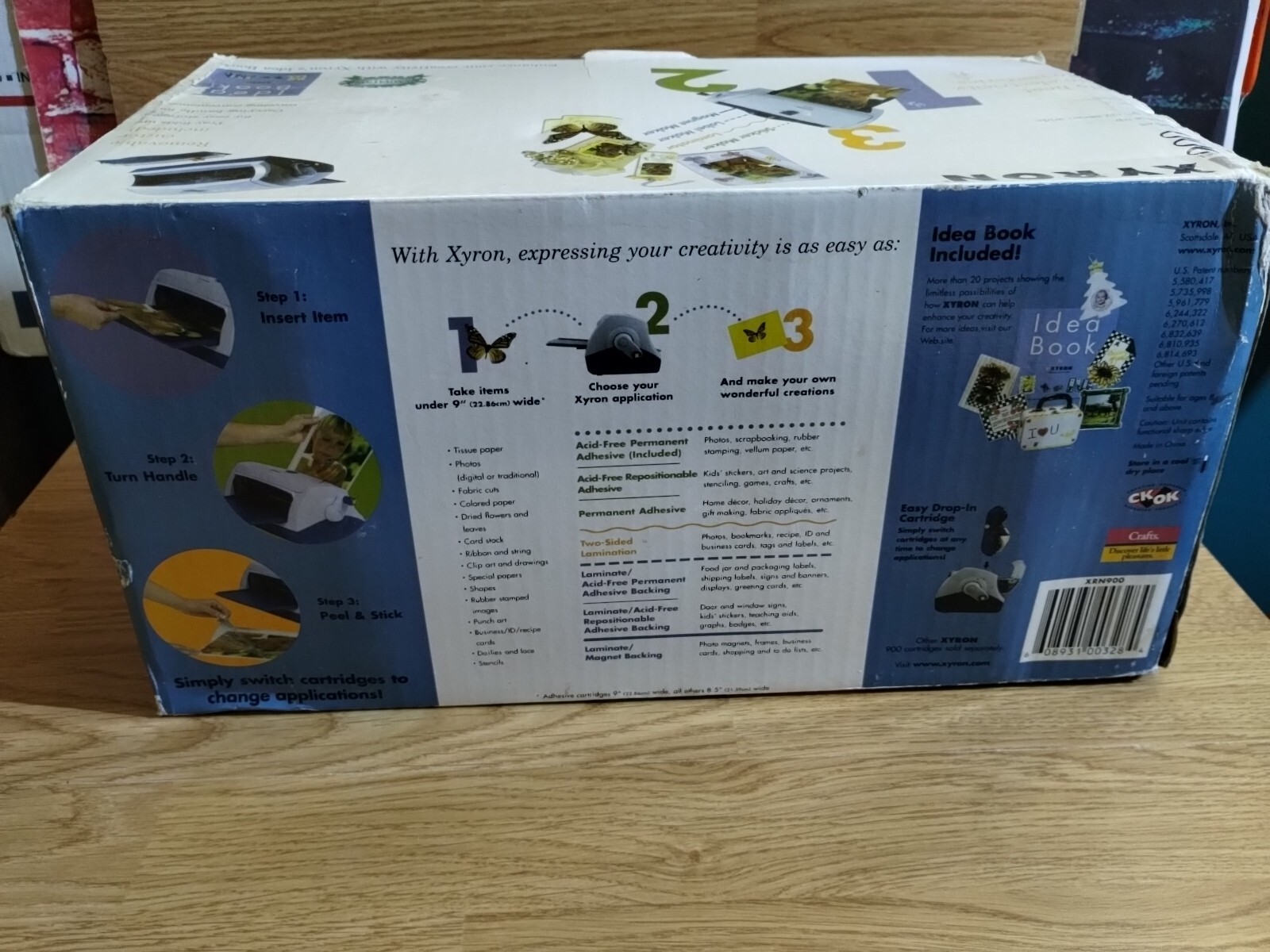Xyron Model 900 Label, Sticker Maker, Laminator Machine New! Open Box