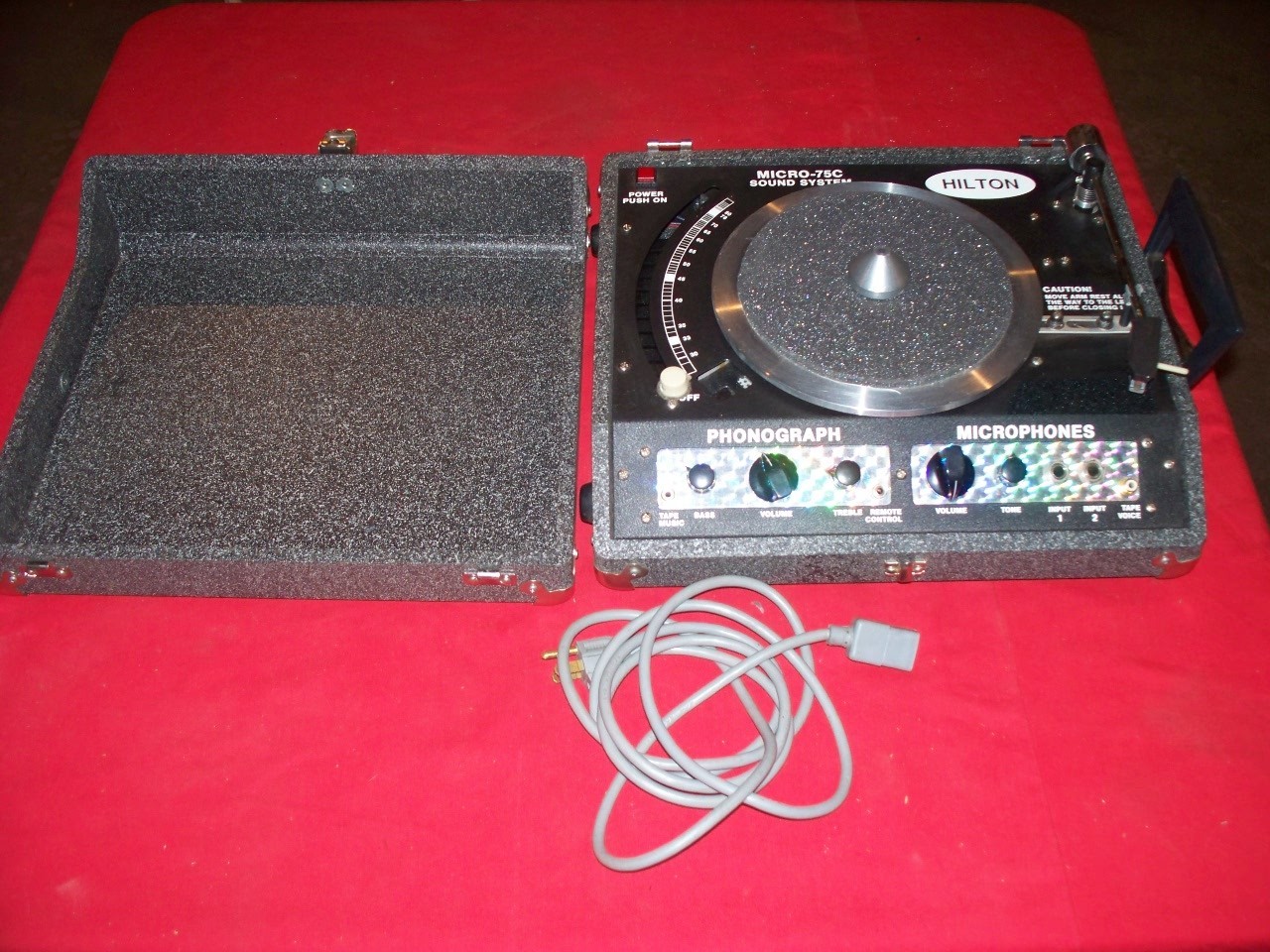 HILTON RECORD PLAYER 75C SOUND SYSTEM