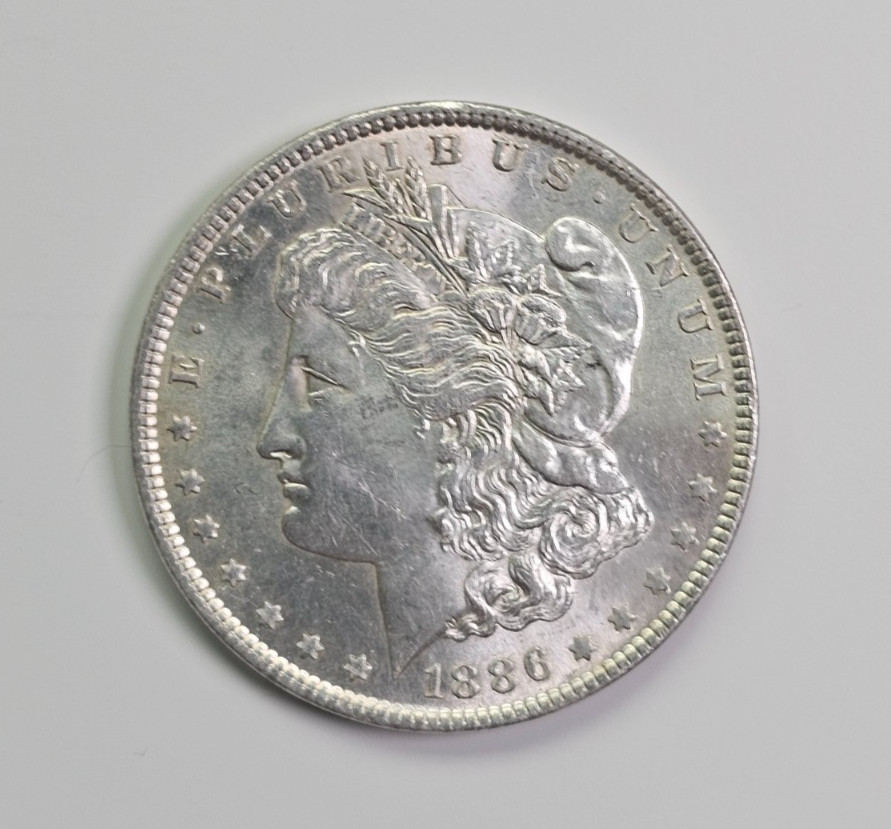 1886 Morgan Silver dollar - Brilliant Uncirculated -Mint State