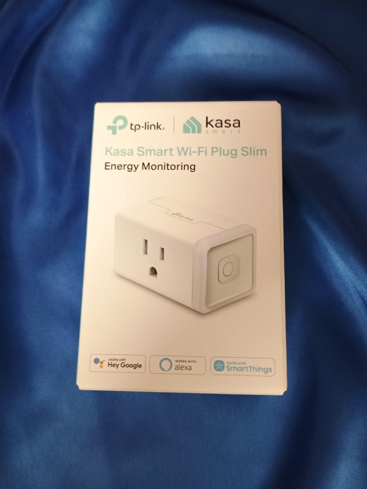 TP-Link Kasa Smart Wi-Fi Slim Plug With Energy Monitoring- White (KP115)  NIB