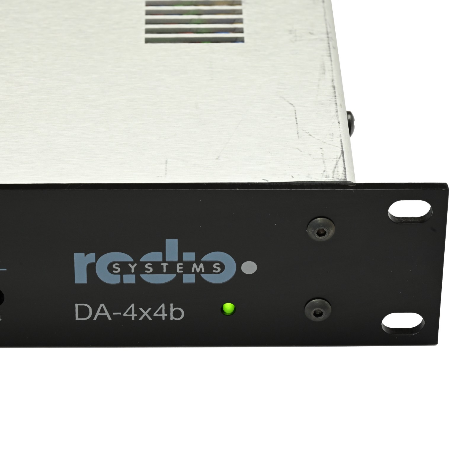Radio Systems DA-4x4b 4x4 Balanced Audio Distribution Amplifier w/ Power Cable