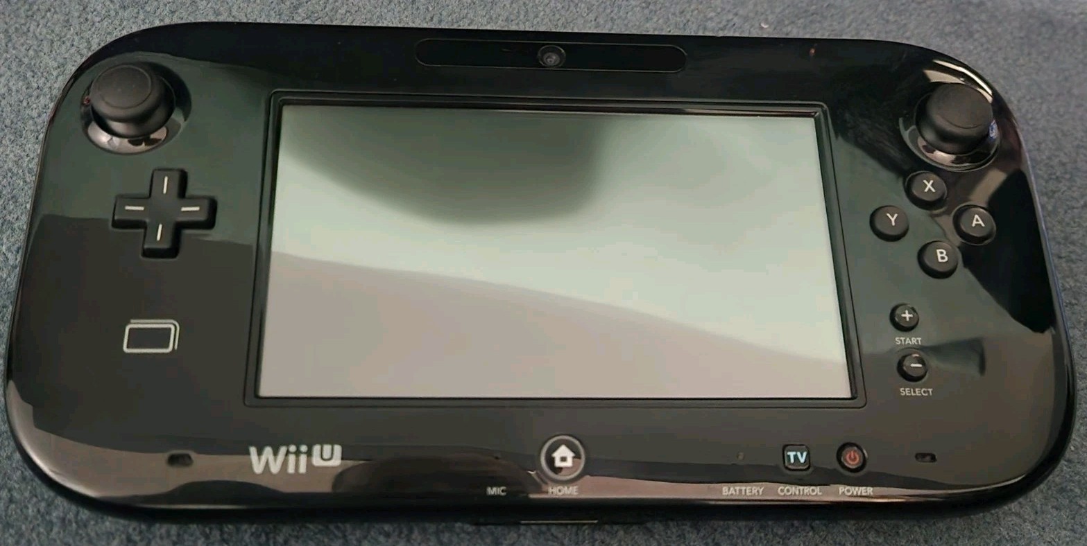 Nintendo Wii U Game Pad Black WUP-010 JPN Japan