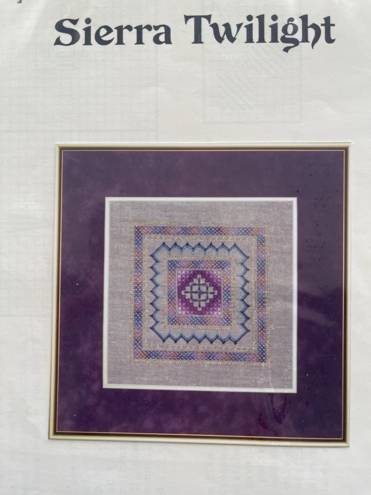 Sierra Twilight Needlepoint Pattern By Marsha’s Fancy