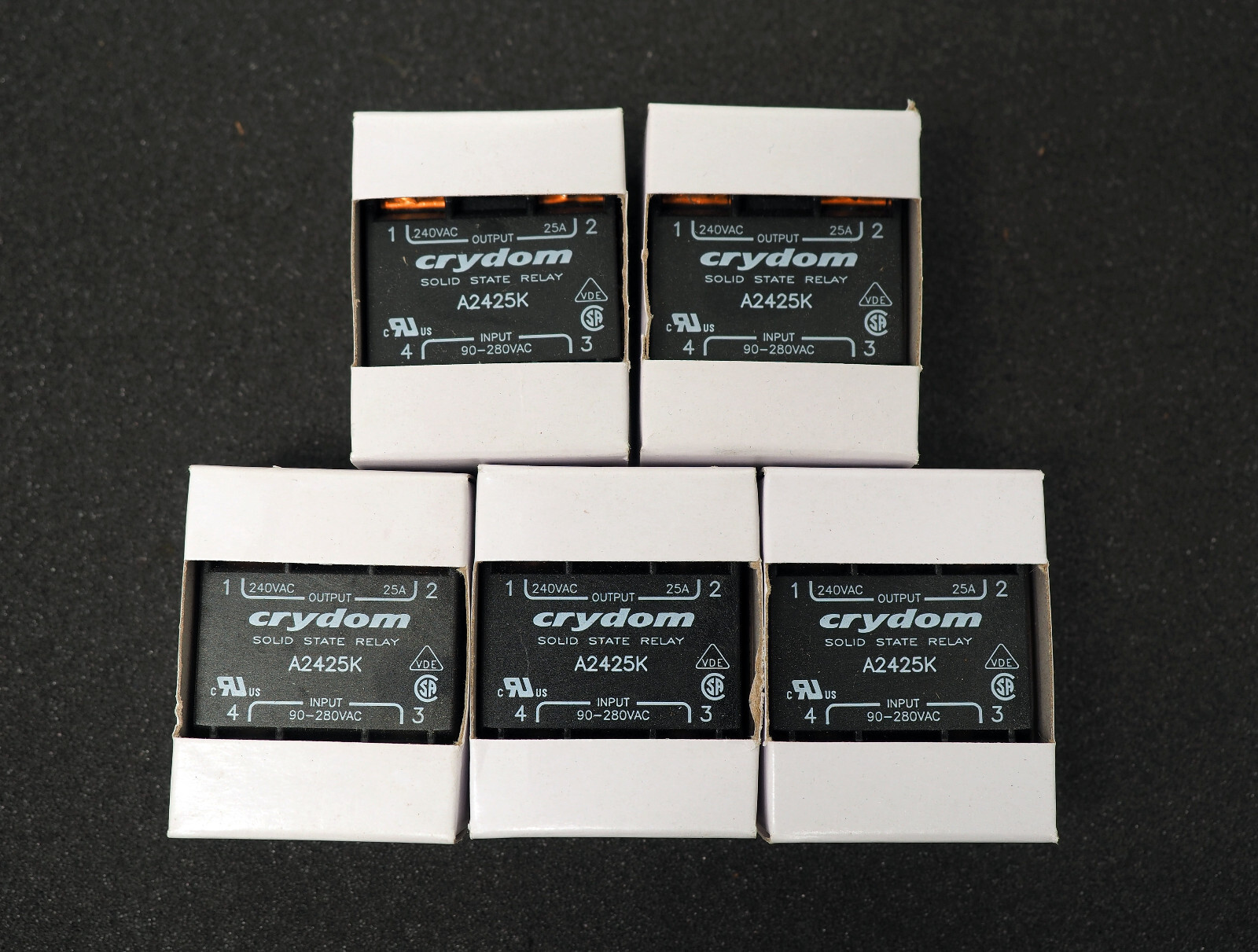 Crydom A2425 (K) Solid State Relay - Lots of 4