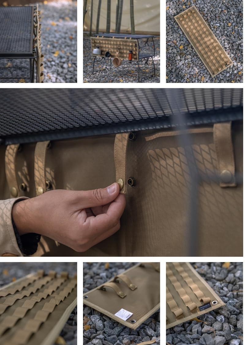 MOLLE Panel Sheet for Camp Table Field Rack Loop Tactical BG-589
