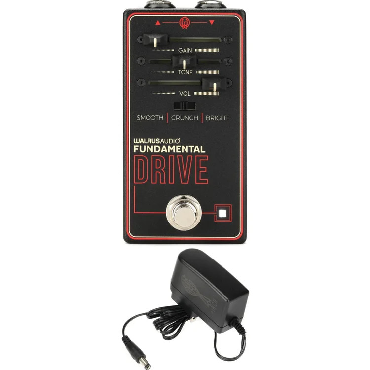 Walrus Audio Fundamental Series Drive Pedal with Power Supply