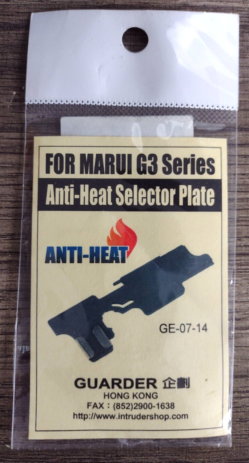 Guarder Airsoft Anti-Heat Selector Plate For Marui G3 Series GE-07-14