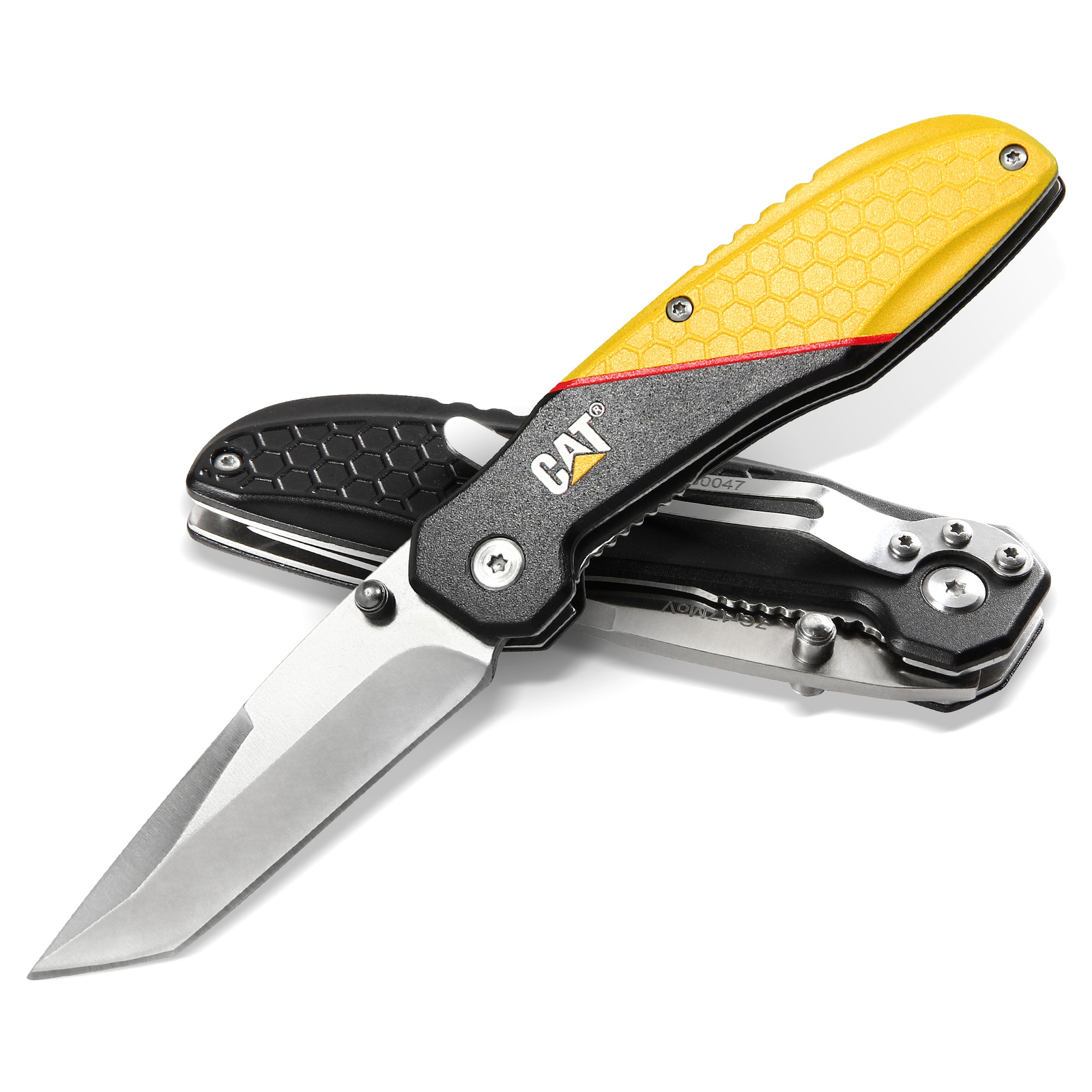 Cat 7 Inch Drop Point Folding Knife - 980047