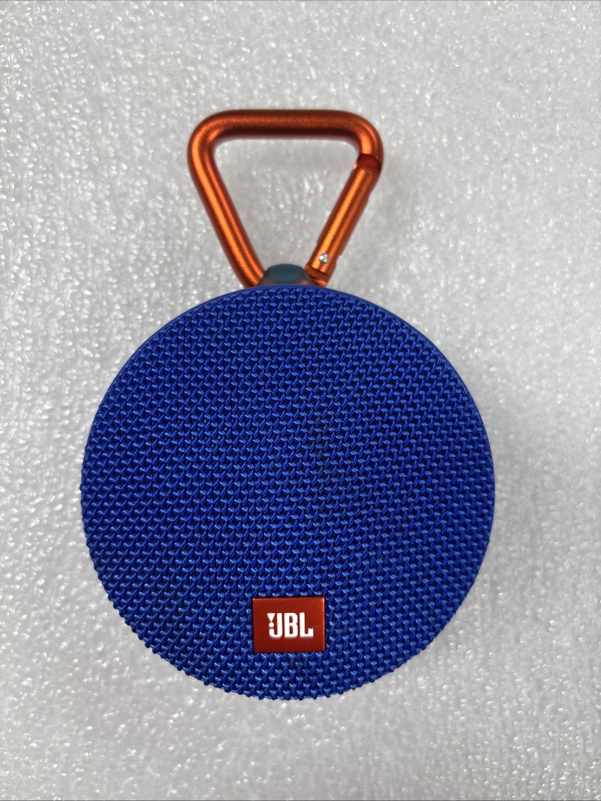 JBL Clip 2 Portable Bluetooth Speaker - Blue Not Working Sold For Parts