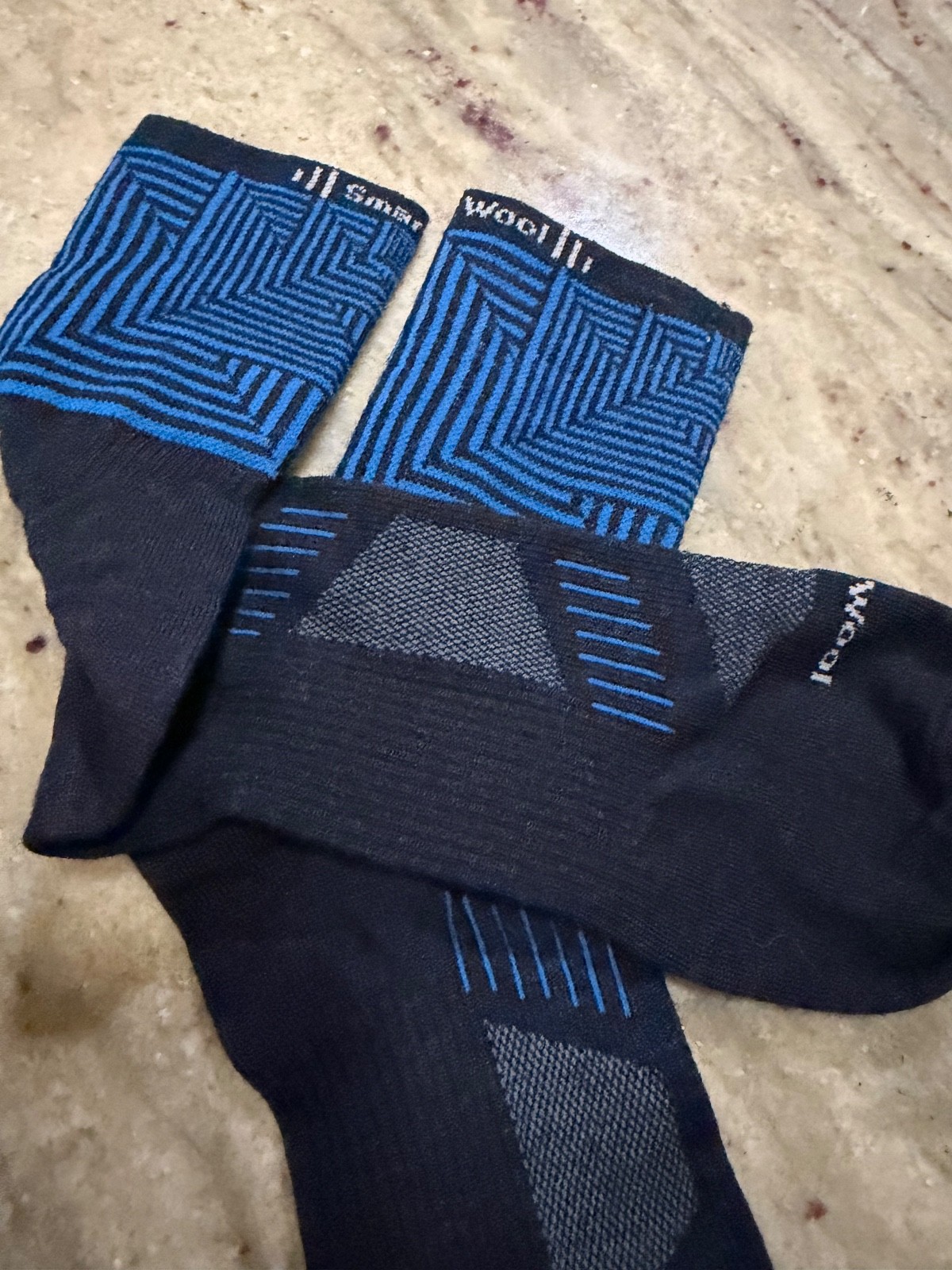 New Lot-4 Pairs Men's Smartwool Wool Cycling Bike Socks XL 12-14.5 Discontinued