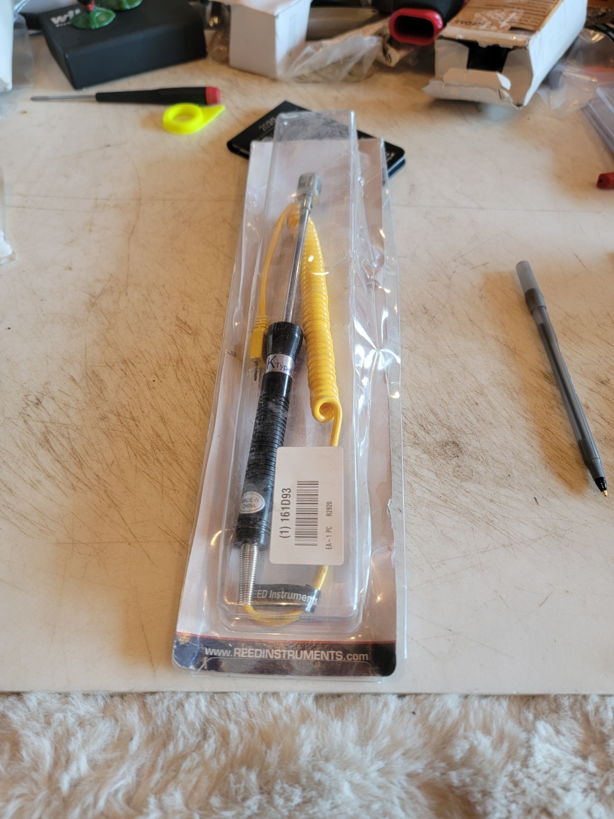 Reed Instruments R2920 Type K Surface Thermocouple Sensor Probe. FreeShipL48