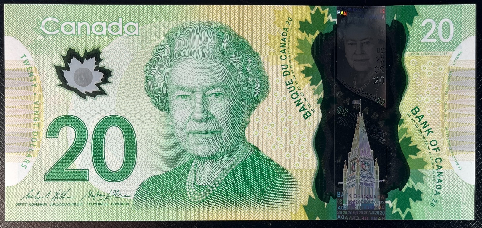 Canada 2012 - $ 20 - BC-71b -P108b - Wilkins-Poloz - Prefix 'FZG' - Gem UNC