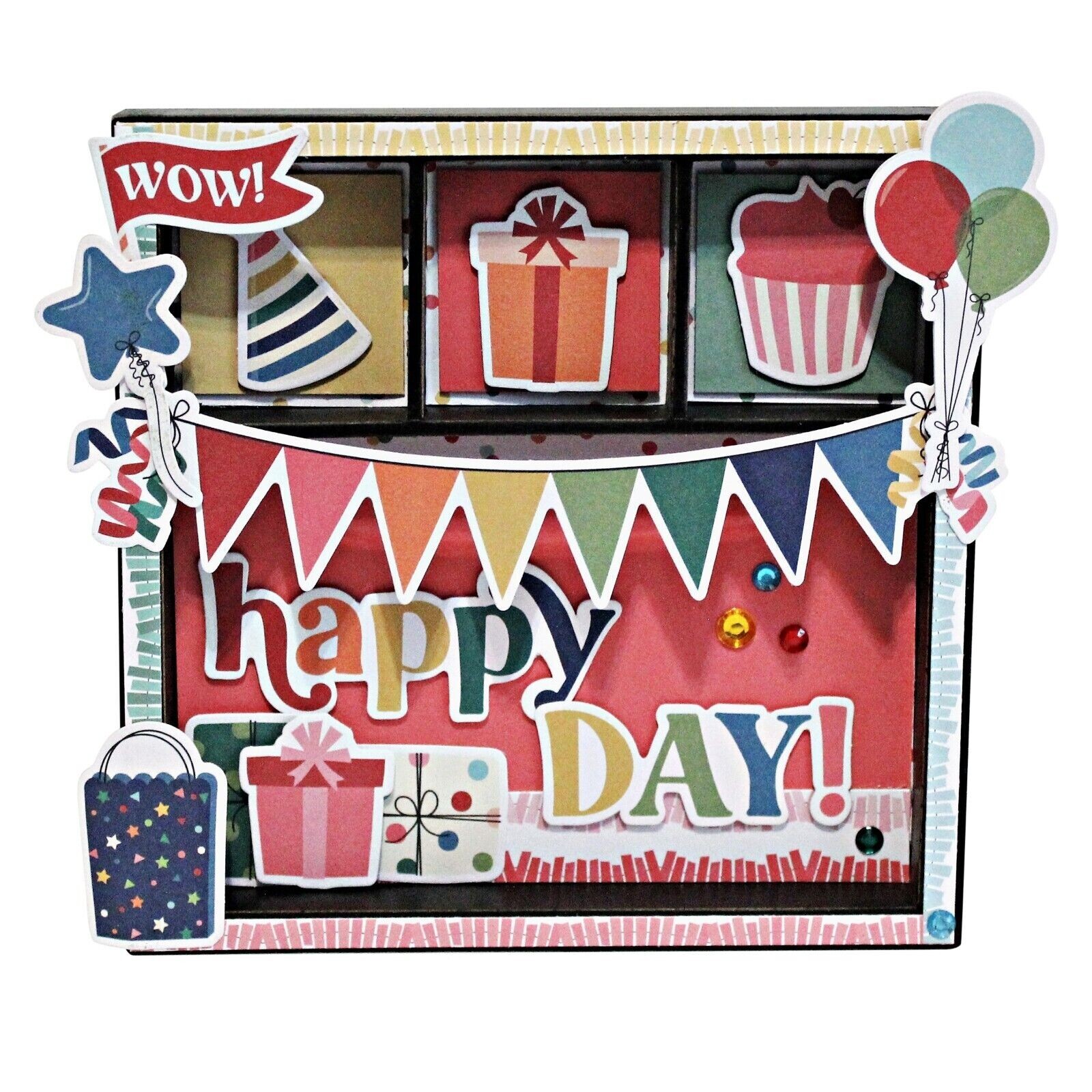 Diamond Press Happy Day Slimline Card Kit New