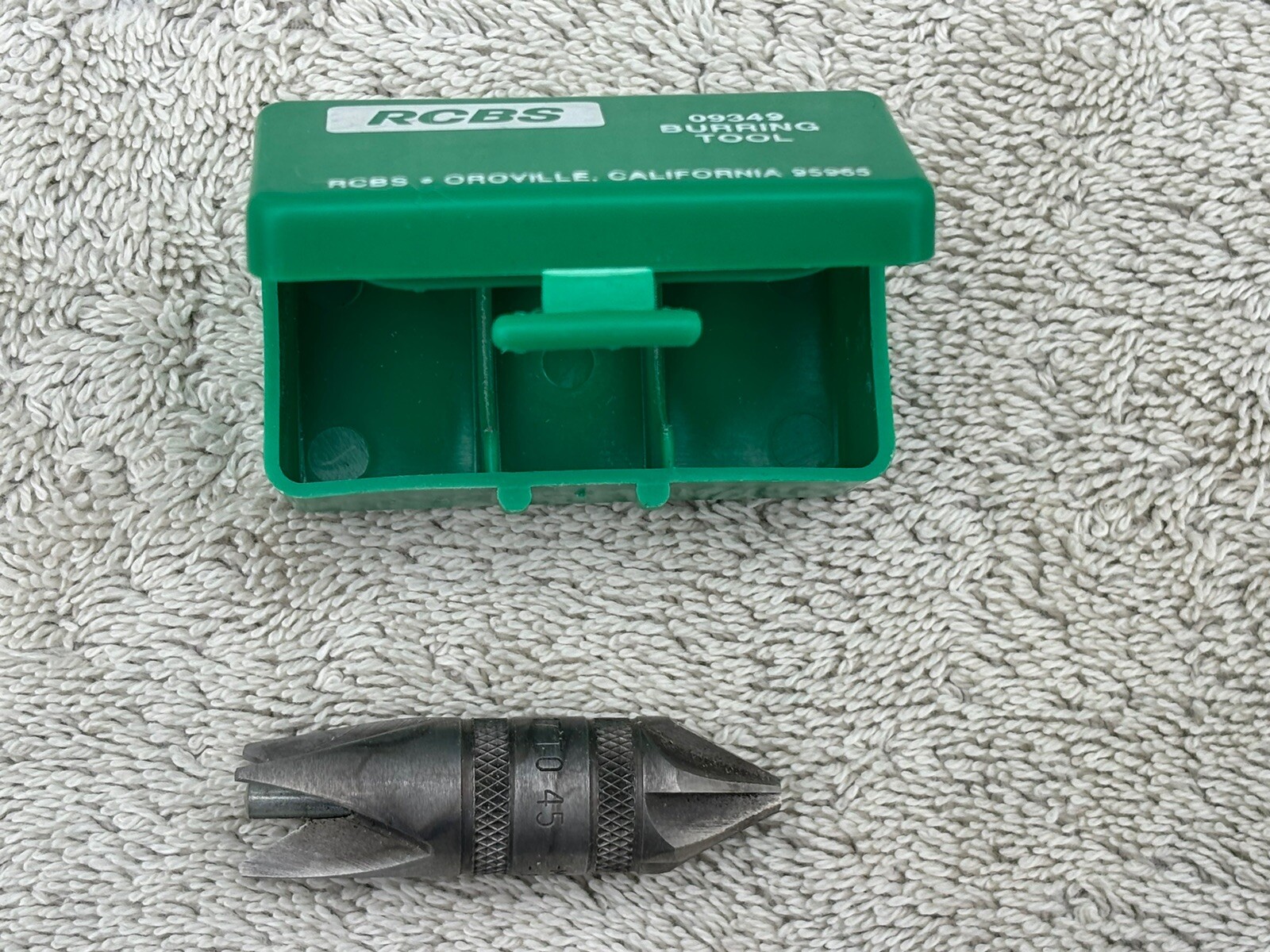 RCBS 09349 Burring Tool Storage Box Fast Ship