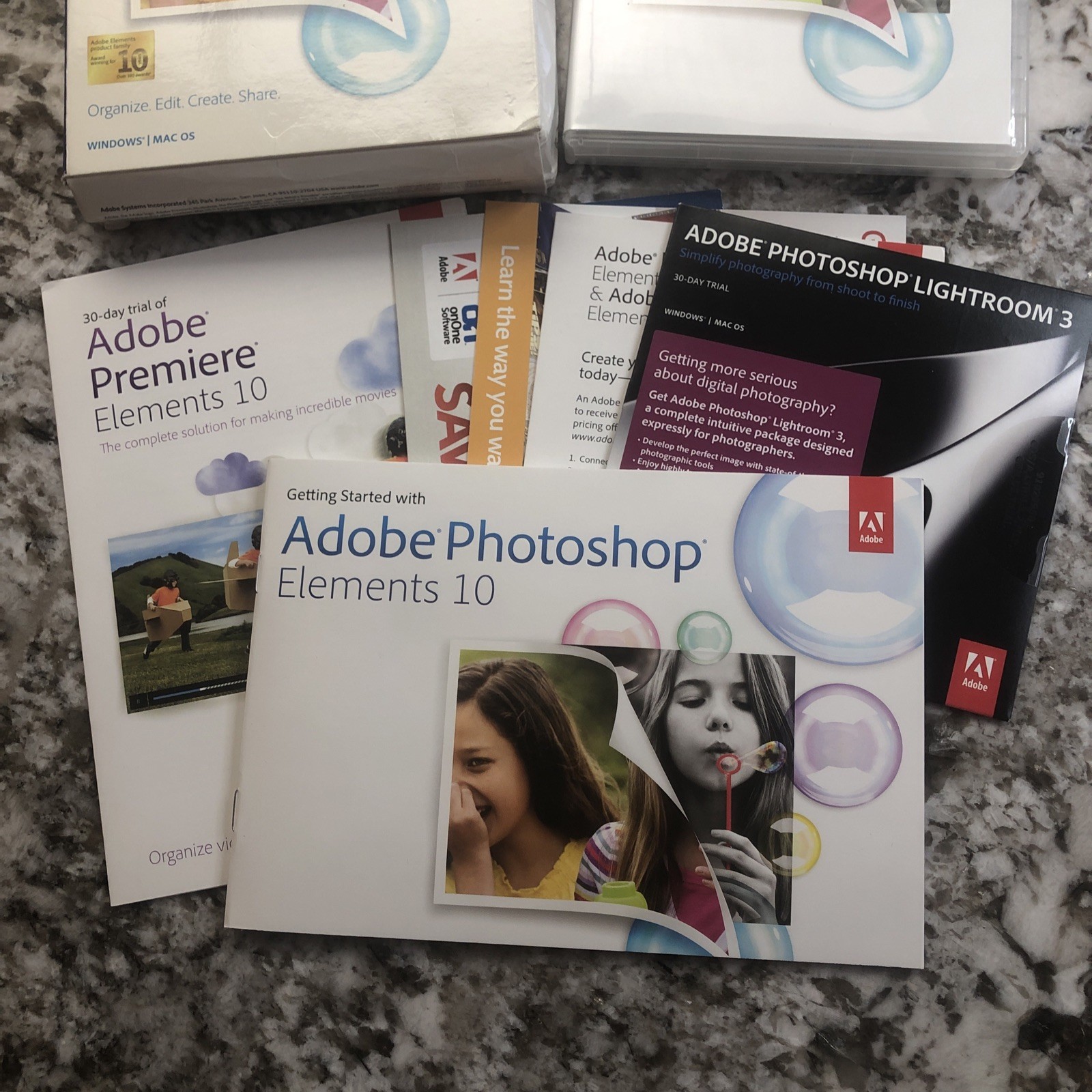Photoshop Elements 10 Windows Mac PC Photo Editing Software Disc + Serial