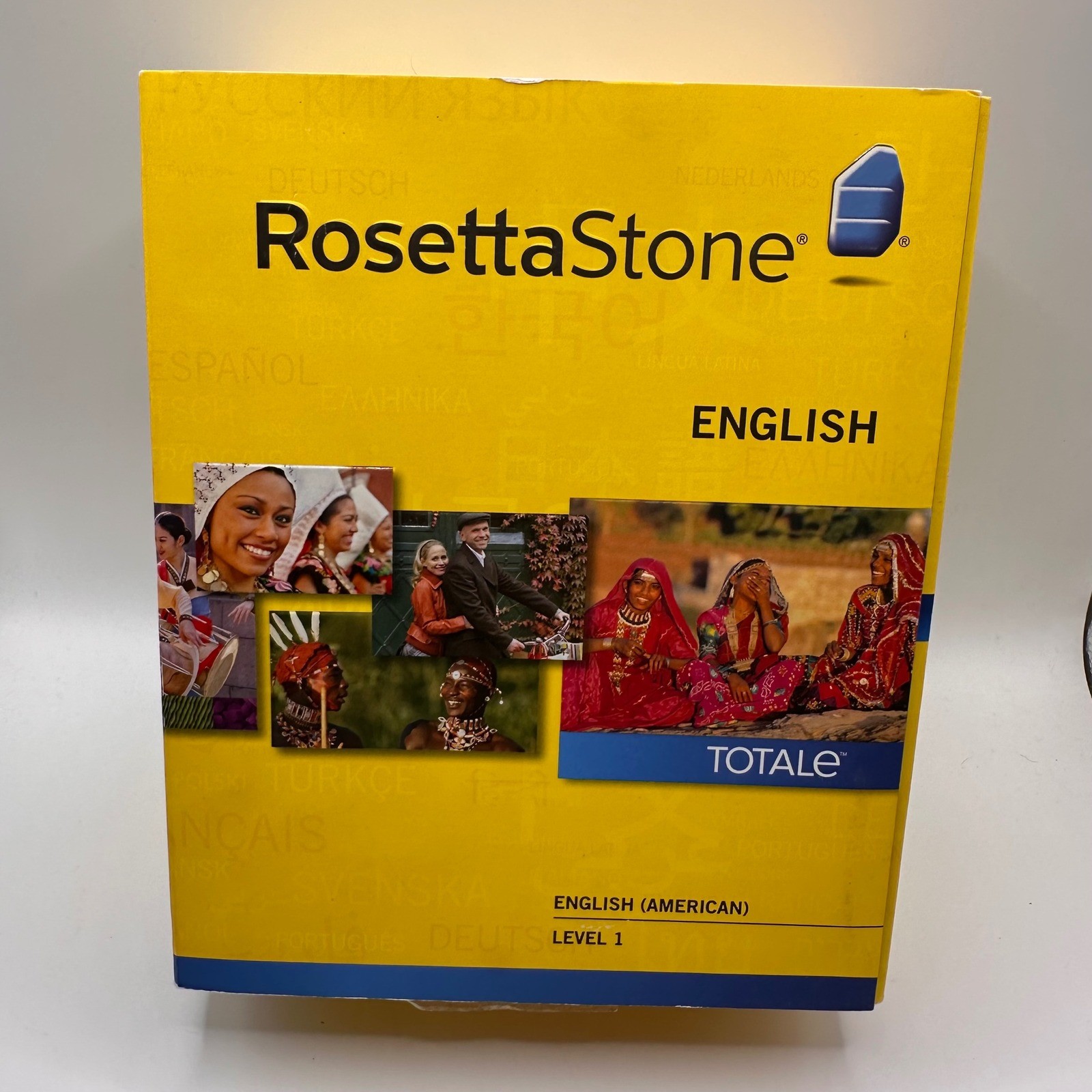Rosetta Stone English American Level 1 Totale Version 4 Software Box Set Headset