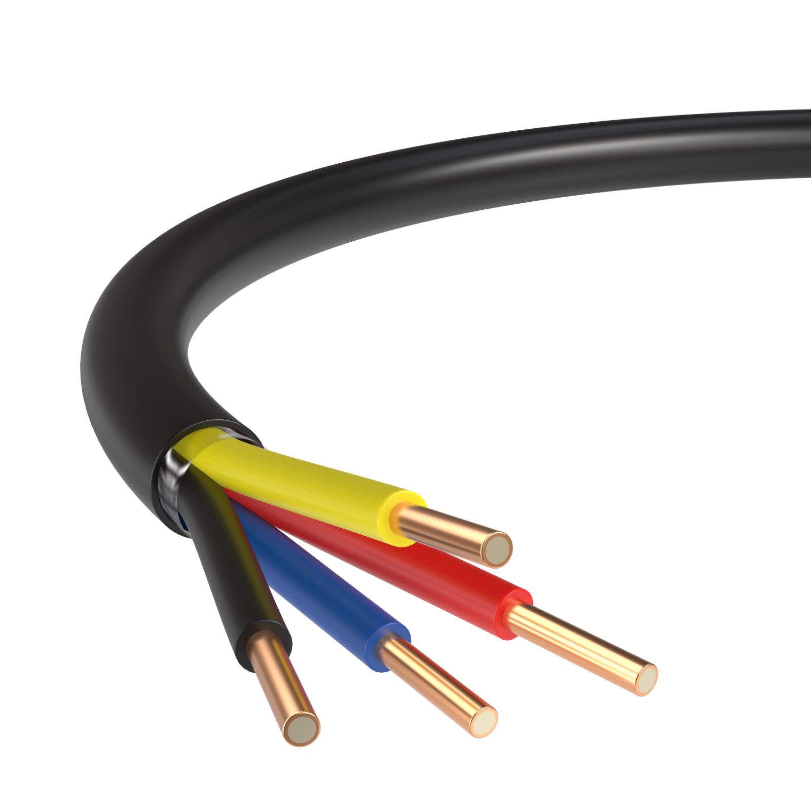 Outdoor Alarm Cable 500ft Solid CL2 Rated 18/4 AWG CCA Security