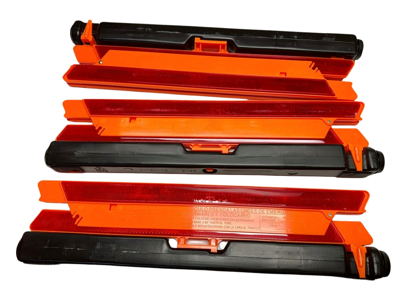 Sate-Lite 711 Warning 3-Triangle Flare Kit **Free Shipping**