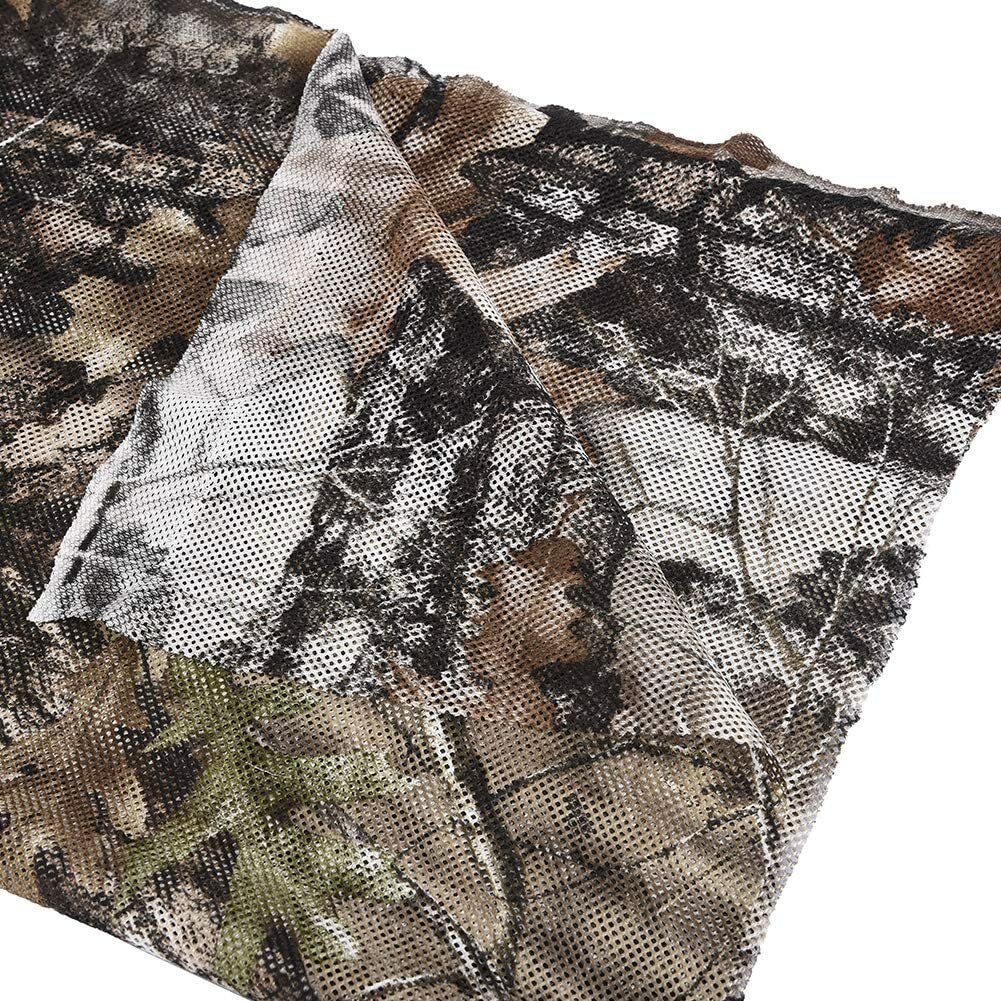 Blind Material,Camo Netting Burlap Cover for Sunshade,Hunting Ground Blinds