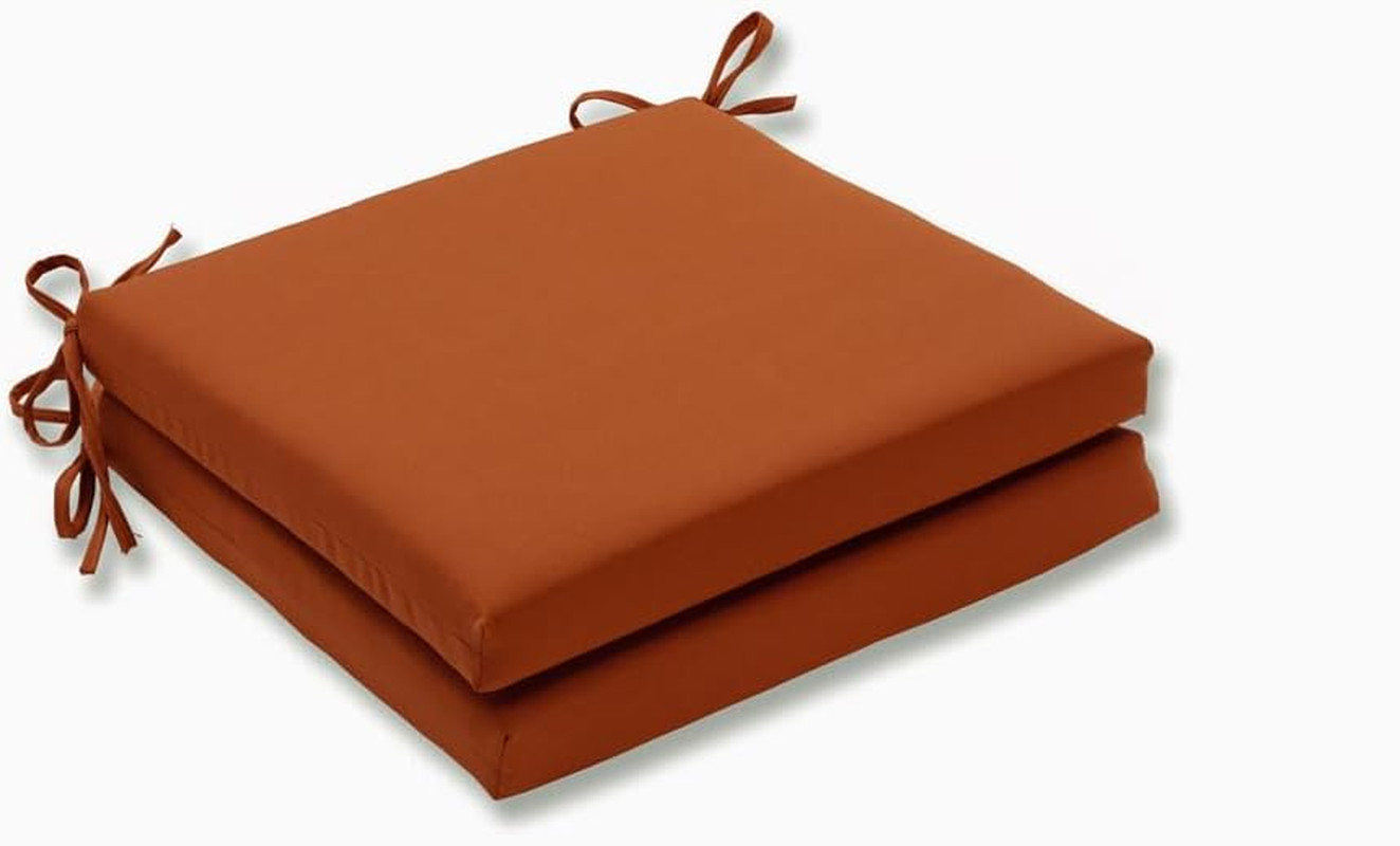 Monti Chino Solid Indoor/Outdoor Patio Seat Cushions Plush Fiber Fill, Weather a