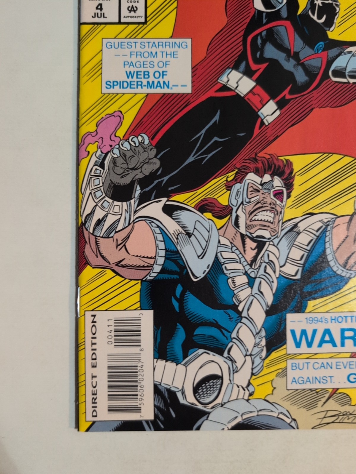 Nightwatch #4 Kevin Barnes Comic Book Marvel Comics 1994