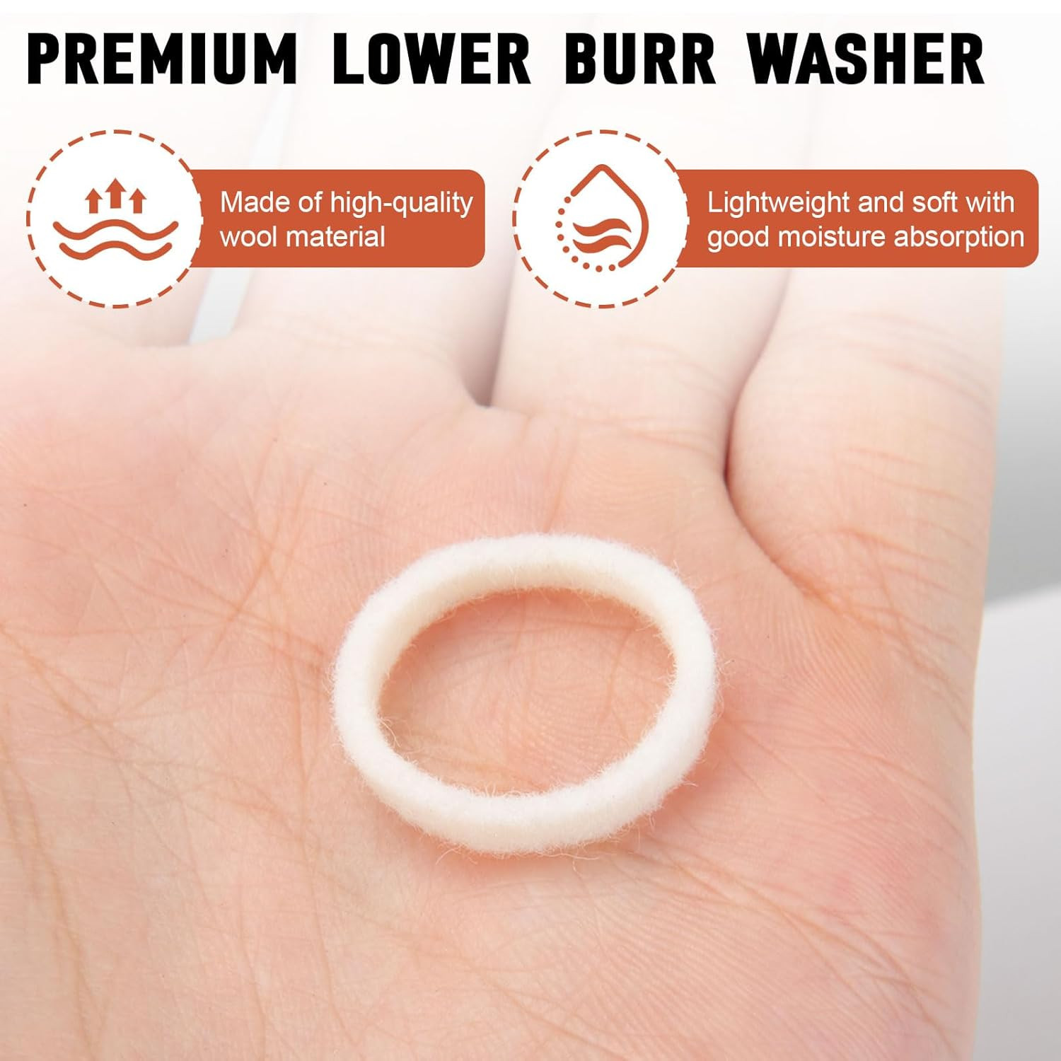 Felt Washer Lower Burr for Breville Espresso Machine Grinders BES870XL, SP000157