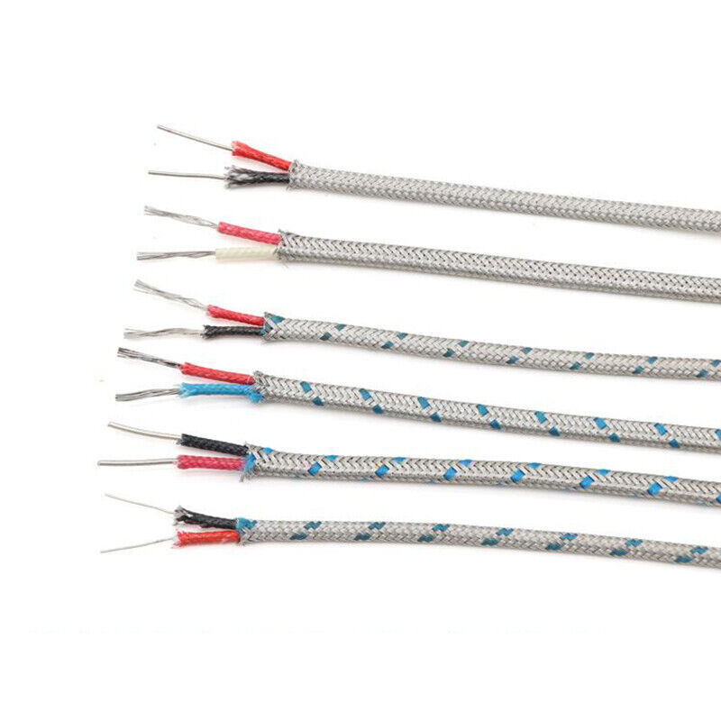 Type K thermocouple Compensating cable Wire Sensor Temp Extension Cable Shielded