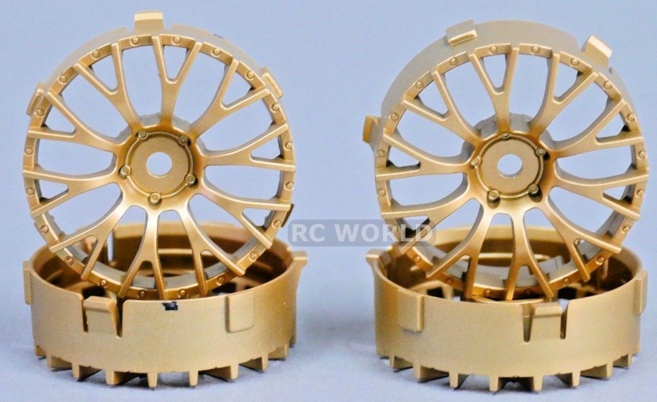 Tetsujin DAISY Wheels INSERTS Disk Adjustable Offset - SILVER - 4 pcs