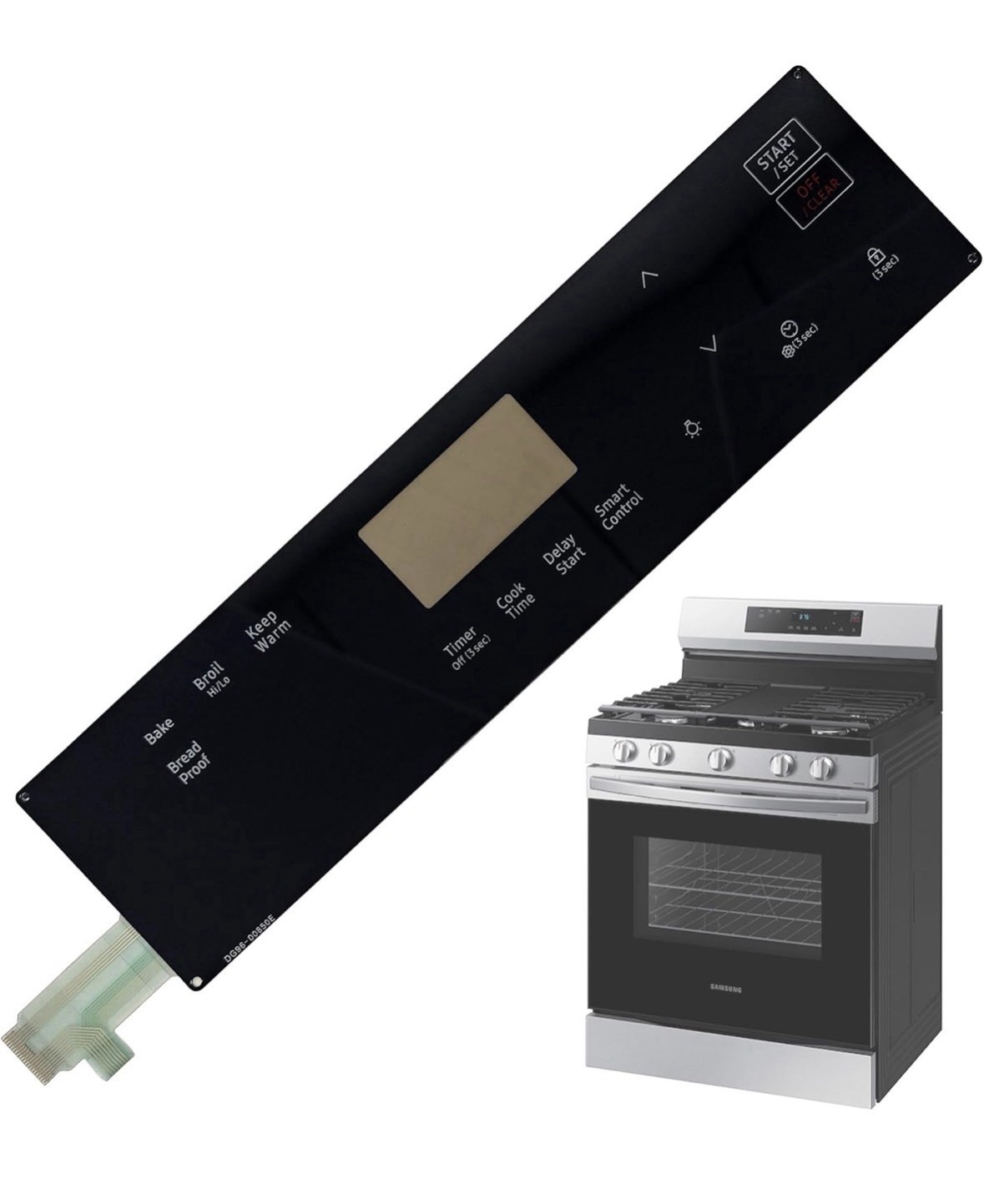 Upgraded DG96-00850E for Samsung Oven Range Touchpad Control Panel 4976816