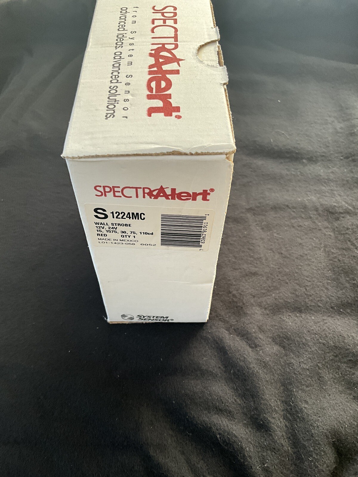 SpectrAlert Selectable Output (Strobe) - Model #S1224MC Multiple Candela NIB