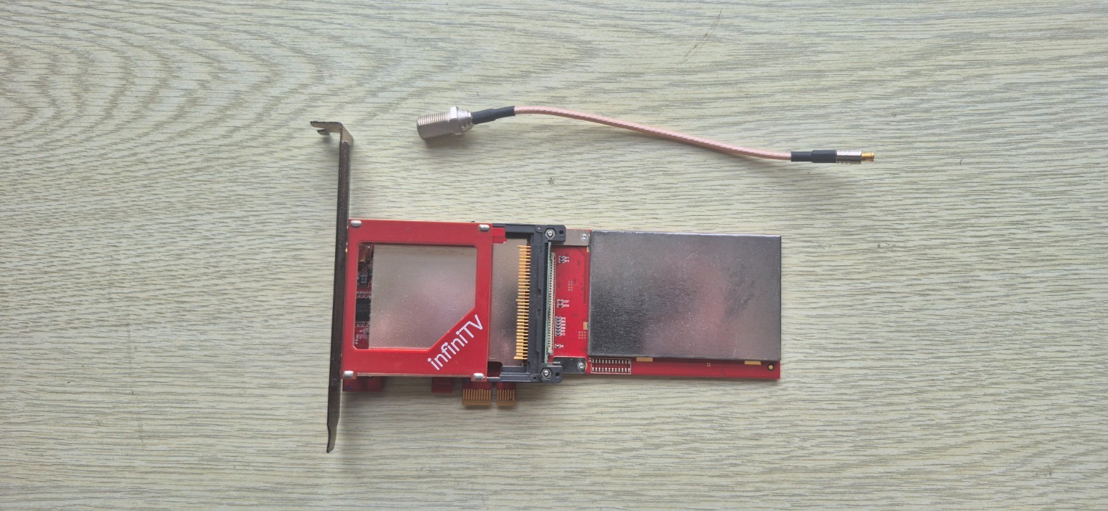 Ceton InfiniTV 4 Cable Card TV Tuner PCIe Adapter